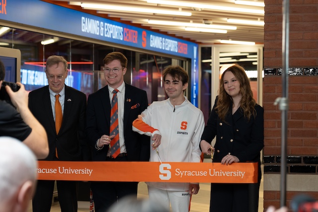 Esports and Gaming Center at the Schine Student Center Grand Opening