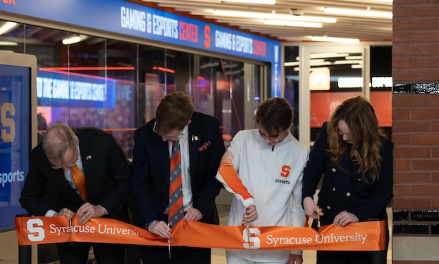 Esports and Gaming Center at the Schine Student Center Grand Opening